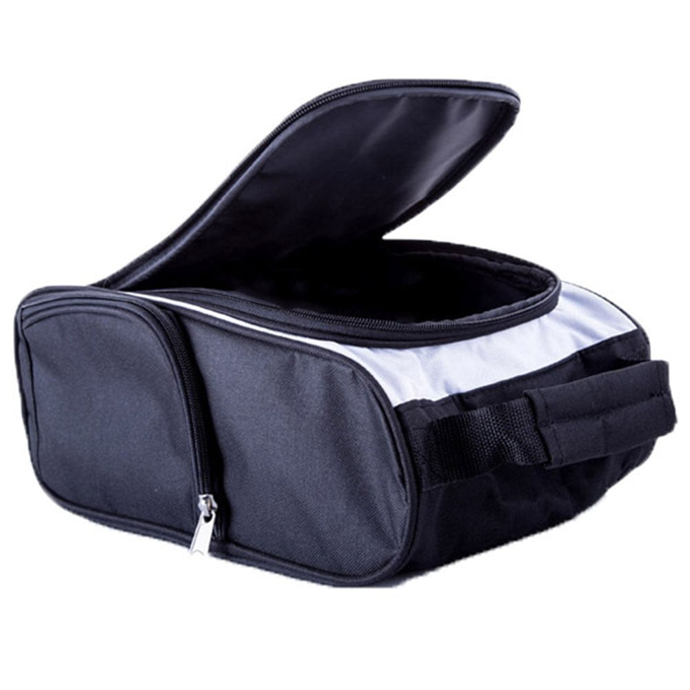 Golf Shoe Bag Portable Dust-Proof Sports Bag with Side Pockets 600D Oxford Cloth Wear-Resistant Case