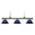 thumbnail image 2 of Z-Lite - Riviera - 3 Light Island/Billiard   Gun Metal Finish with Dark Blue, 2 of 2