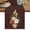 Brown, variant on Cherry Blossoms Cotton Linen Table Runner for Dining Kitchen, Japanese Spring Floral Leaves Rustic Red Wedding Outdoor Party Tablerunners, Dresser Scarf Coffee Tablecloth Runners 13x36 Inches