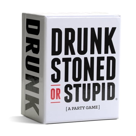 DSS Games Drunk Stoned or Stupid Card Game, Ages 17+, 4+ Players, 5.5 x 3.9 x 2 Inches, 250 Cards