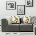 thumbnail image 2 of Spring Easter Bunny Throw Pillow Covers Rabbit Decorative Pillows Case Soft Cushion Covers for Couch Sofa Patio Garden Spring Decor, 2 of 8