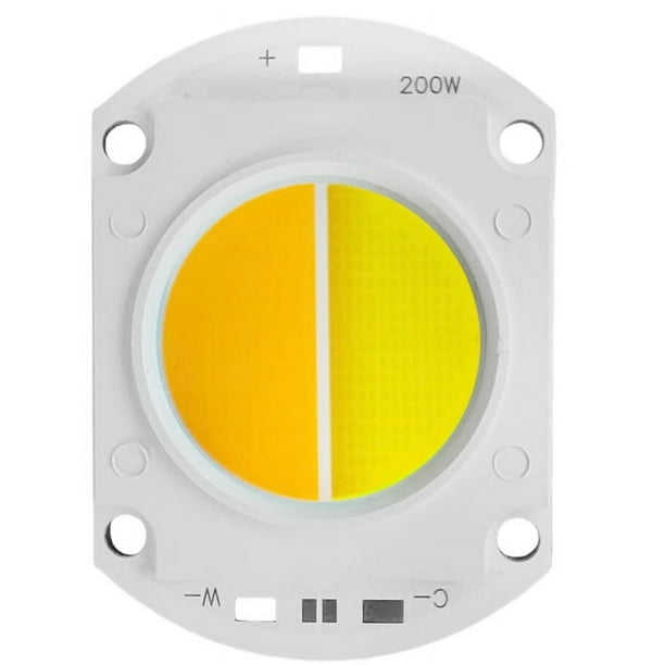 5 Chips LED COB de Alta Potencia de Dos Colores de 200 W, 3200 K, 6500 K, para Lámpara de de Exterior