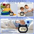thumbnail image 5 of Cute Alarm Clock OK to Wake Clock, Toddler Sleep Training Clock with Night Light,5 Alarms,Snooze,Date and Temperature Cute Clock for Girls and Boys, 5 of 7