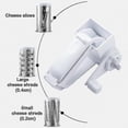 thumbnail image 3 of Stainless Steel Handheld Cheese Grater with Comfort Grip Handle for Easy Shredding and Fine Grating, 3 of 5