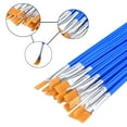 thumbnail image 1 of TIELUTT 100 Pcs Flat Paint Brushes, Small Brush Bulk for Detail Painting Color Gel Pens for Writing Ink Pens for Writing Slick Pens Medium Business Pens Server Pens, 1 of 8