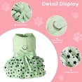 thumbnail image 3 of 2 uds. Vestido de perro pequeño con anillo de correa, vestido de cachorro, faldas para mascotas, faldas para perros, ropa de verano, ropa, anillo de correa, falda de cachorro, vestido de camisa para p Namotu CZCW-ZC468-2, 3 of 6