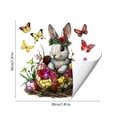 thumbnail image 3 of EGNMCR Easter Decorations, Easter Floral Bunny Egg Butterflys Window Stickers Refrigerator Magnets Statics Cling Stickers Suitable For Living Room And Bedroom Decoration P VC window stickers, 3 of 6