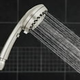 thumbnail image 5 of 6-Spray Patterns 4.5 In. Single Wall Mount Adjustable Handheld Shower Head In Brushed Nickel, 5 of 11
