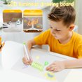 thumbnail image 4 of Threns LED Note Board with 12 Color Pens Lighted Acrylic Dry Erase Board Clear LED Message Board Practical LED Acrylic Note Board with Adjustable Stand LED Acrylic Marker Board for Office Home, 4 of 10