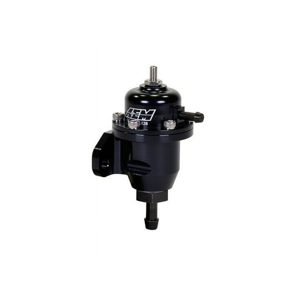 AEM 25-301BK Adjustable Fuel Pressure Regulator - Black