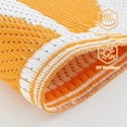 thumbnail image 4 of SUNDEREY Outdoor Rug,4'x6' Waterproof Reversible Carpet Patio Rug Plastic Indoor Outdoor Rug,Camping Rug for Outside RV Porch Balcony Garden Deck,Orange & White, 4 of 8