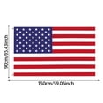 thumbnail image 3 of Win s Way USA 250th Anniversary Flag 1776-2026 American Independence Celebration Banner, 3 of 7