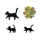 thumbnail image 2 of Fiudx Letrero de Hierro Decorativo con Diseño de Gato Único, Decoración Impermeable para Exteriores, Fácil Instalación, Ideal para El Jardín, Ideal para Patios y Césped, Ideal para Los Amantes de Las, 2 of 6