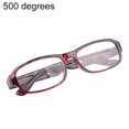 thumbnail image 1 of Lunettes de Lecture +4.5 +5.0 +5.5 +6.0 Degrés Lunettes Optiques qd Meilleur Rouge Rouge Rouge, 1 of 4