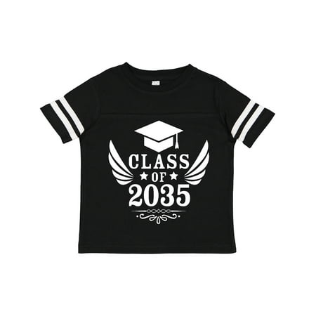 

Inktastic Class of 2035 with Graduation Cap and Wings Gift Toddler Boy or Toddler Girl T-Shirt