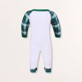 thumbnail image 4 of Ensemble de Pyjama Familial 2 Pcs Col Ras du Cou Imprimé Dinosaure Tenue Quotidienne (Vert P Papa), 4 of 9