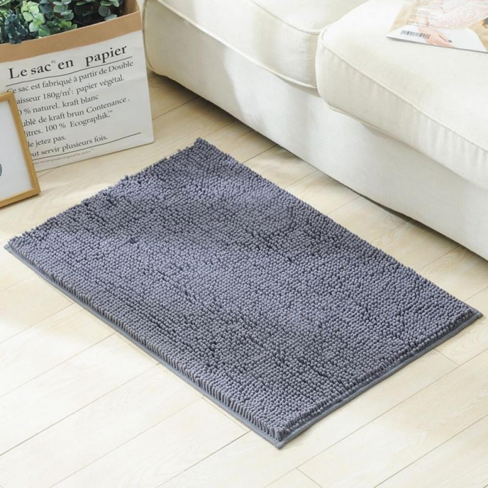 Details about   40*60cm Chenille Bathroom Carpet Mat Bedroom Floor Mat Rug Anti-slip Doormat Rug 