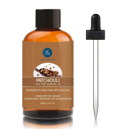Pachuli Oil 100ml Patchouli Essential Oils,Pure&Natural Aromatherapy Oil For Massage And Relaxation,Premium Therapeutic Grade,Fragrance For Personal Care&Wellness ()