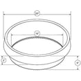 thumbnail image 5 of 6 Pack of 20 inch WaterRounds Planting Rings Water Retention Protects Roses & Shrubs, Separates Rock, Mulch & Grass, 5 of 7