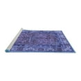thumbnail image 2 of Ahgly Company Machine Washable Indoor Rectangle Persian Blue Traditional Area Rugs, 2' x 4', 2 of 4