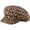 brown, variant on Newsboy Caps Women Leopard Zebra Print Beret Hat French Style Beanie Caps Retro Hip Hop Casual Painter Cap Warm Painter Hat for Autumn Winter Spring