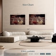thumbnail image 4 of Elephant Stock Wine Party Wall Art - Horizontal Canvas Wall Art - Dining Room Wall Decor - Food And Drink Canvas - Black And Red Decor - 48" x 32", 4 of 8