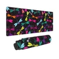 thumbnail image 2 of Disketp Gaming Mouse Pad Colorful Dragonflies Pattern Large Mouse Mat Long Extended Desk Pad Non-Slip Rubber Mice Pads Stitched Edges Thin Pad (11.8x31.5 Inch), 2 of 9