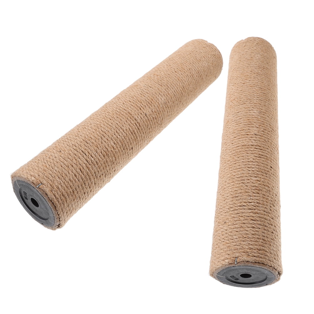 Oraceous 2 Pcs Cat Scratching Post Replacement Tall Cat Scratch Pole Indoor Cats Scratching Post Heavy Duty Sisal Pole Cat Scratching Post Accessories