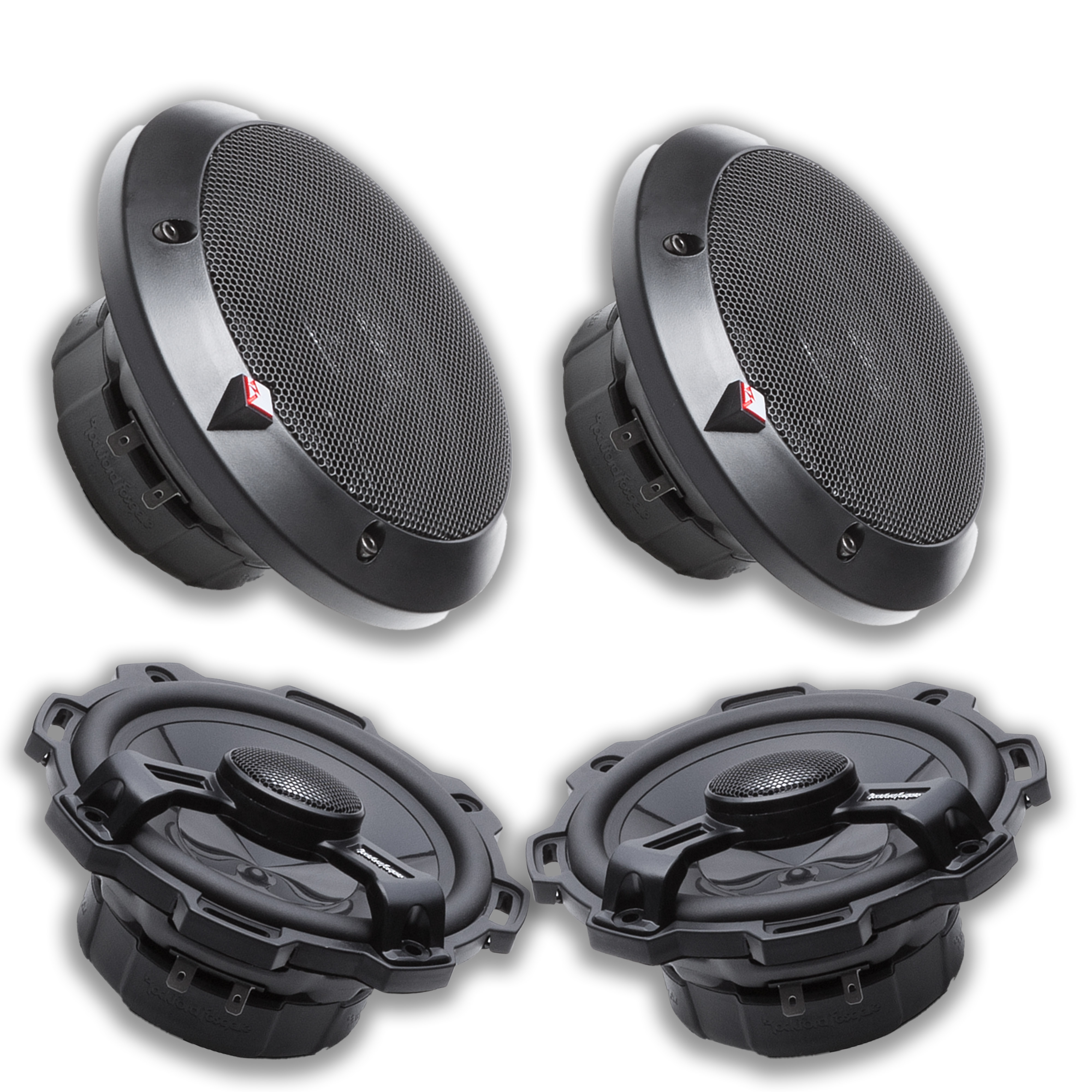 4x Rockford Fosgate Car Audio 5.25" Fullrange Speakers 480W 4 Ohm 2Way T152