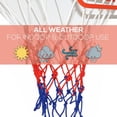 thumbnail image 3 of Heavy Duty Basketball Net Replacement - All Weather Anti Whip, Fits Standard Indoor or Outdoor Rims, 3 of 5