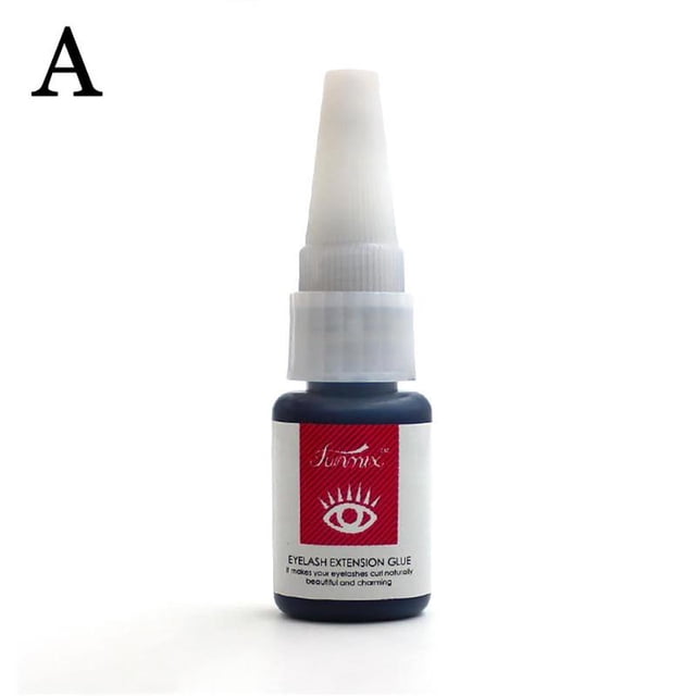 Colle d'Extension de Cils Funmix 15ml Séchage Rapide Faux Greffage Long Colle Longue Tenue Cils