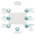 thumbnail image 3 of Transolid EWK606072-39 Expressions 60" W X 60" D X 72" H Three Panel Shower Wall Kit -, 3 of 6