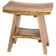 thumbnail image 1 of Banco de ducha EcoDecors Serenity, madera de teca impermeable, 300 libras, 1 of 9