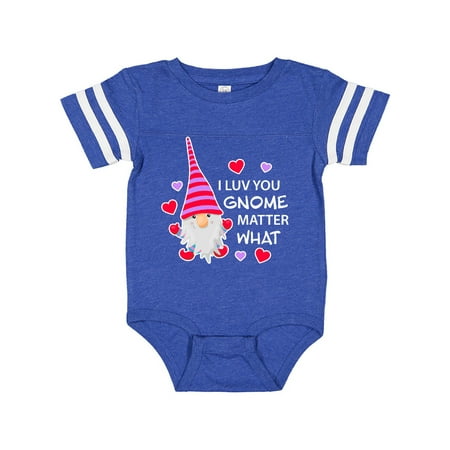 

Inktastic I Luv You Gnome Matter What with Gnome and Hearts Gift Baby Boy or Baby Girl Bodysuit