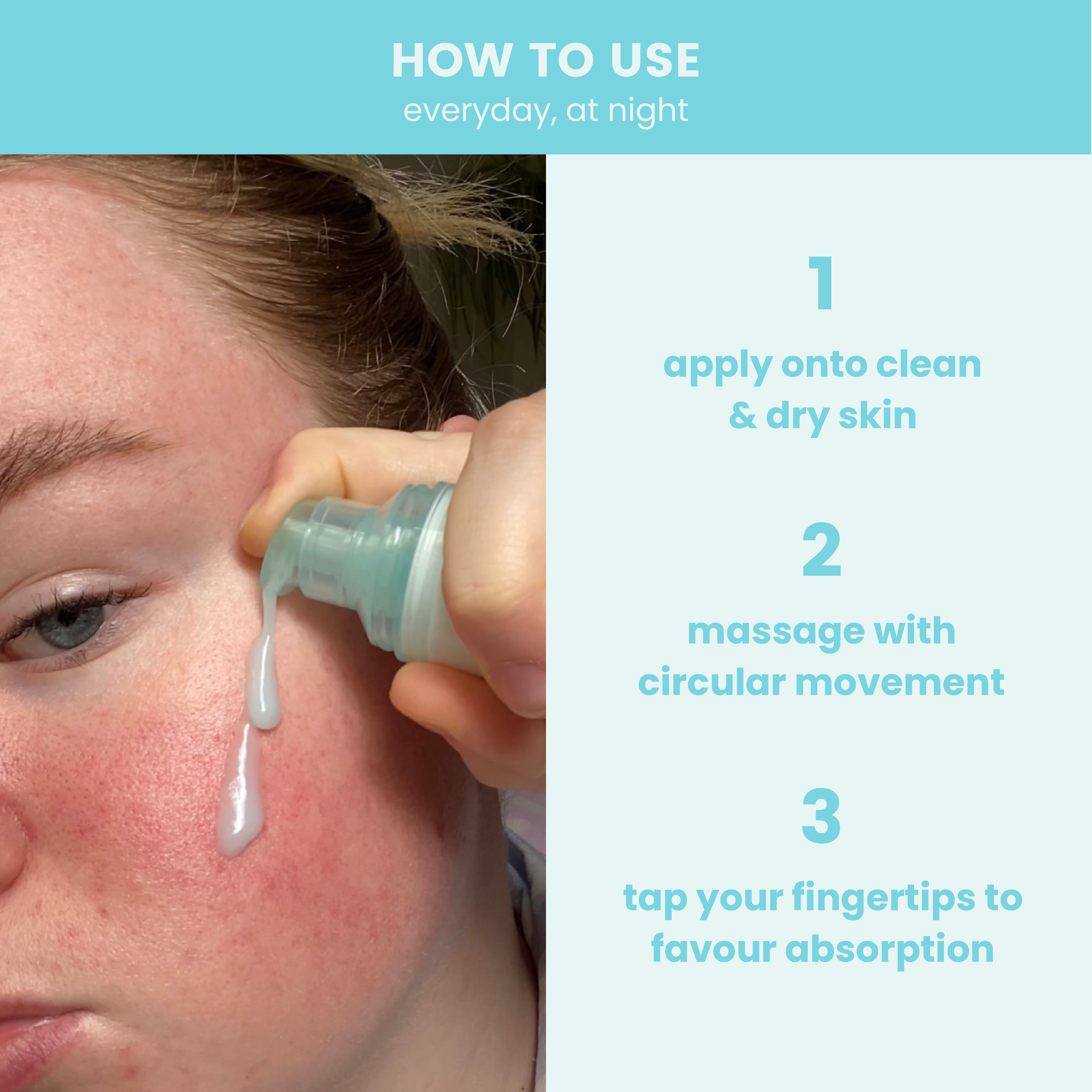 Inur Replenish Hyaluronic Acid & Aloe Vera Night Serum, Moisture-Boosting Treatment, 1.18 fl oz
