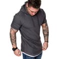 thumbnail image 3 of Sudadera Manga Corta De Verano Con Capucha Para Hombre, 3 of 5