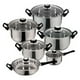 thumbnail image 1 of Batería Cocina Magefesa Acero Inox 12 Pzas Monterrey, 1 of 2