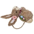thumbnail image 6 of Tineasur Handwoven Straw Bunny Decor Light Brown Rabbit Ornament for Tabletop and Outdoor Use, 6 of 8