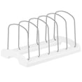thumbnail image 1 of Advancent Estante de almacenamiento para tapas de ollas, estante para utensilios de cocina, organizador de sartenes, PP y acero inoxidable para el hogar, Cocina y Comedor Advancent HA019299-00, 1 of 1
