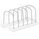 thumbnail image 1 of Naiovety Estante de almacenamiento para tapas de ollas, estante para utensilios de cocina, organizador de sartenes, PP y acero inoxidable para el hogar, Cocina y Comedor Naiovety HA019299-00, 1 of 1