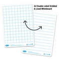 thumbnail image 3 of Show-me Bulk Box of 100 x A4 Lined/Gridded dry erase boards, pens and erasers plus free cleaner, 3 of 6