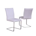 thumbnail image 2 of Topline Home Furnishings White Leatherette Side Chairs, 2 of 2