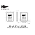 thumbnail image 3 of Placa de peso GORUCK de 9 kg de hierro fundido para rucking, 3 of 9