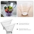 thumbnail image 5 of IBASETOY 2Pcs Clear Reusable Plastic Snack Bowls Food Containers for Salad Dessert and Fruit Storage, 5 of 8