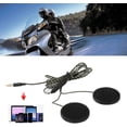 thumbnail image 4 of Altavoces universales para casco de motocicleta, auriculares con cable para casco con conector macho de 3,5 mm, 4 of 4