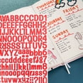 thumbnail image 2 of 12 hojas autoadhesivas de PVC con letras y números, pegatinas para manualidades., 2 of 6