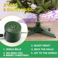 thumbnail image 4 of 360-Degree Rotating Artificial Christmas Tree Stand, Adjustable Christmas Tree Stand with Music Box, Suitable forwithin 7.5 Feet Tree, 4 of 7