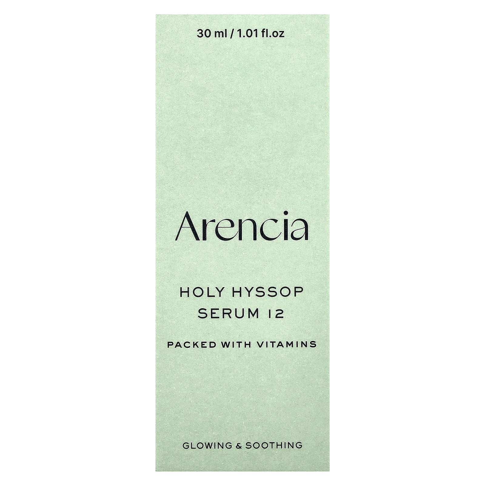 Arencia Holy Hyssop Serum 12, All Skin Types, 1.01 fl oz (30 ml)