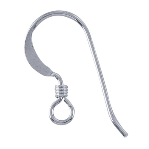 Artistry Sterling Silver French Wire Earring Hooks with coil