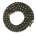 thumbnail image 1 of 1 fila de 60 cm, collar con adornos de cristal, diamantes de imitación, cadenas estilo hiphop, collares (negro), 1 of 5
